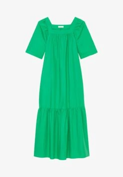 Marc O'Polo BOHEMIAN MIDI STYLE, GATHERINGS, CARREE NECKLINE - Freizeitkleid - Vivid Green -Mode Familie 68b743f3c6794ee588dacead0d4c5487