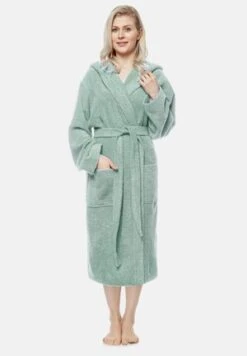 Marc O'Polo Bademantel - Blue Smoke / Off White 11 Marc O'Polo Bademantel - Blue Smoke / Off White -Mode Familie 6977e623b76244f6b28944e7965e42ae