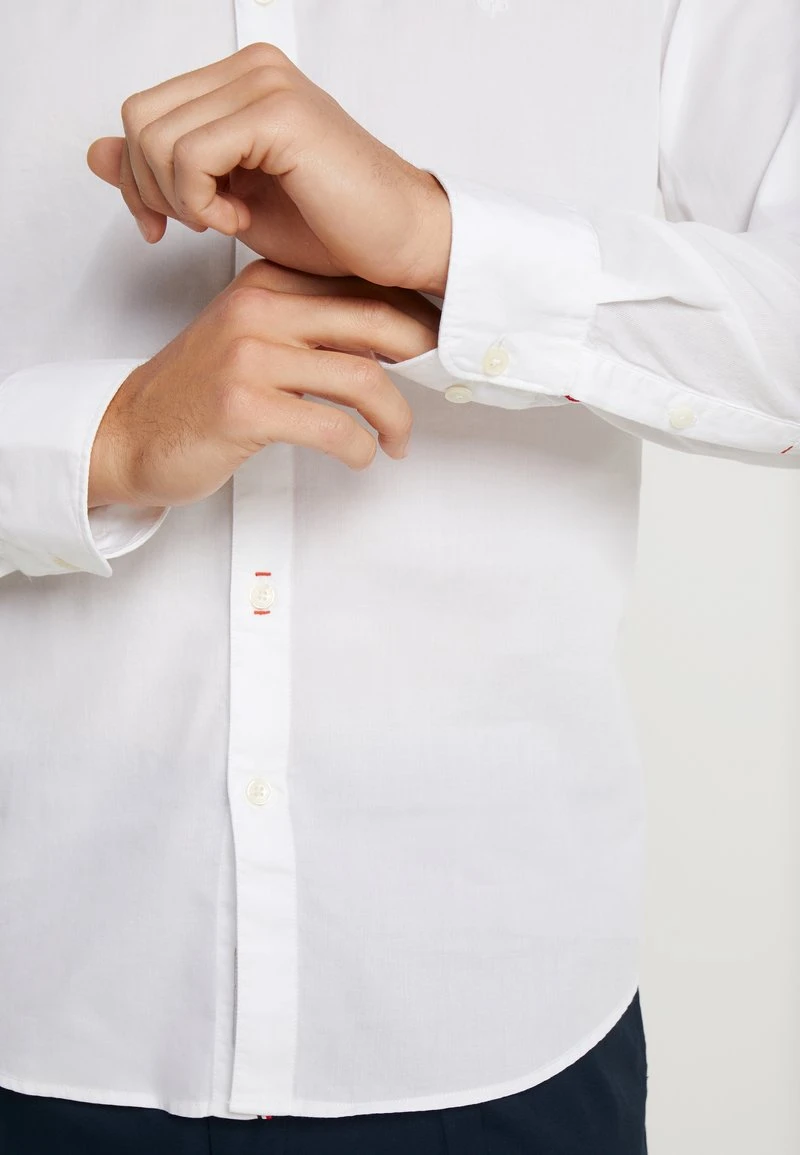 Marc O'Polo FINE BEDFORD GARMENT DYED - Hemd - White 6 Marc O'Polo FINE BEDFORD GARMENT DYED - Hemd - White – Bild 6