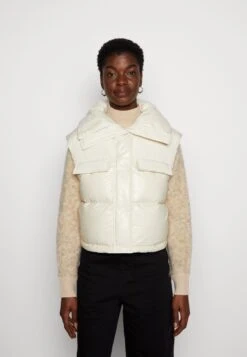 Marc O'Polo VEST FLAP POCKETS - Weste - Chalky Sand