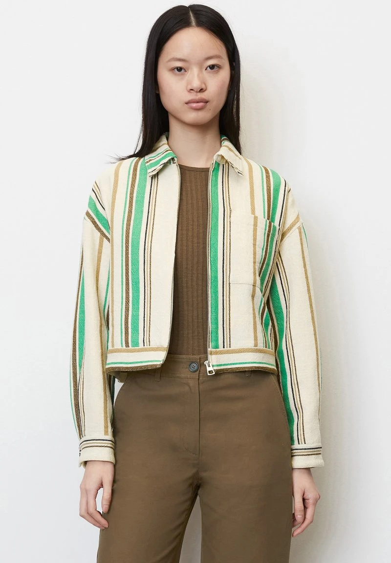 Marc O'Polo GESTREIFTE INDOOR CROPPED AUS - Leichte Jacke - Multi 1 Marc O'Polo GESTREIFTE INDOOR CROPPED AUS - Leichte Jacke - Multi