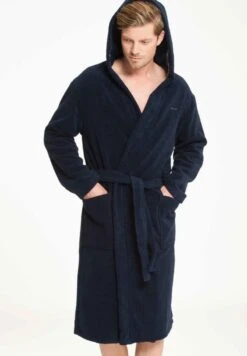 Marc O'Polo BADEMANTEL MIT KAPUZE LÄNGE - Bademantel - White -Mode Familie 6ab60f09137447ccbf8acfa2e2d12679