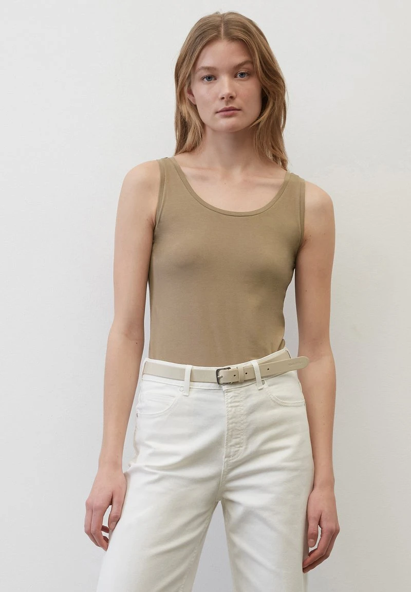 Marc O'Polo TANK SLIM AUS - Top - Dusty Earth 1 Marc O'Polo TANK SLIM AUS - Top - Dusty Earth