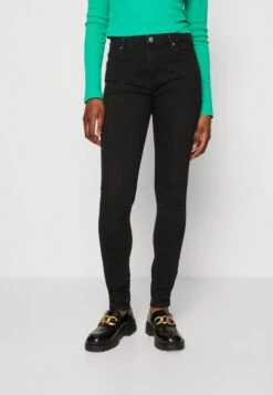 Marc O'Polo DENIM HIGH WAIST REGULAR LENGTH - Jeans Skinny Fit - Multi/clean Black