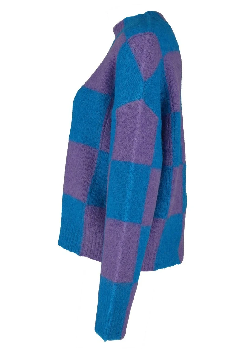 Marc O'Polo DENIM WITH CHECK CRYSTAL SEAS - Strickpullover - Blue 2 Marc O'Polo DENIM WITH CHECK CRYSTAL SEAS - Strickpullover - Blue – Bild 2