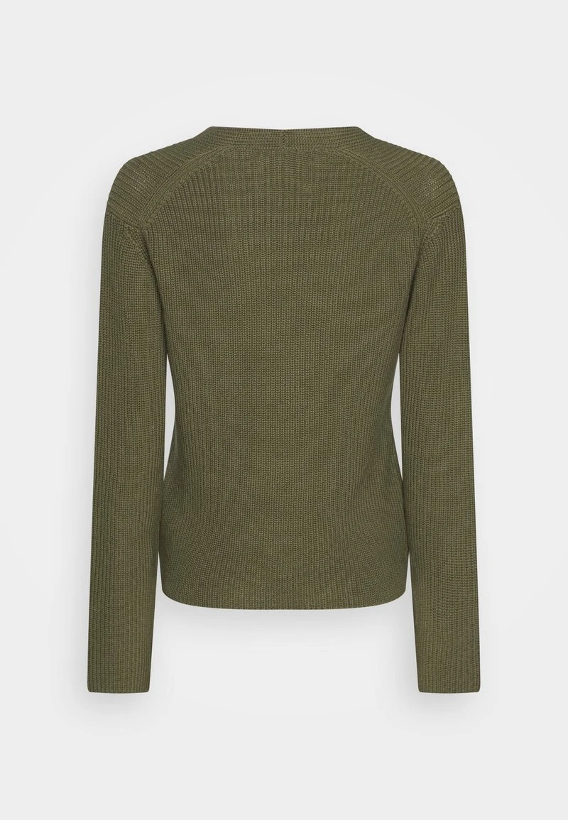 Marc O'Polo LONGSLEEVE V NECK - Strickpullover - Wild Olive 2 Marc O'Polo LONGSLEEVE V NECK - Strickpullover - Wild Olive – Bild 2