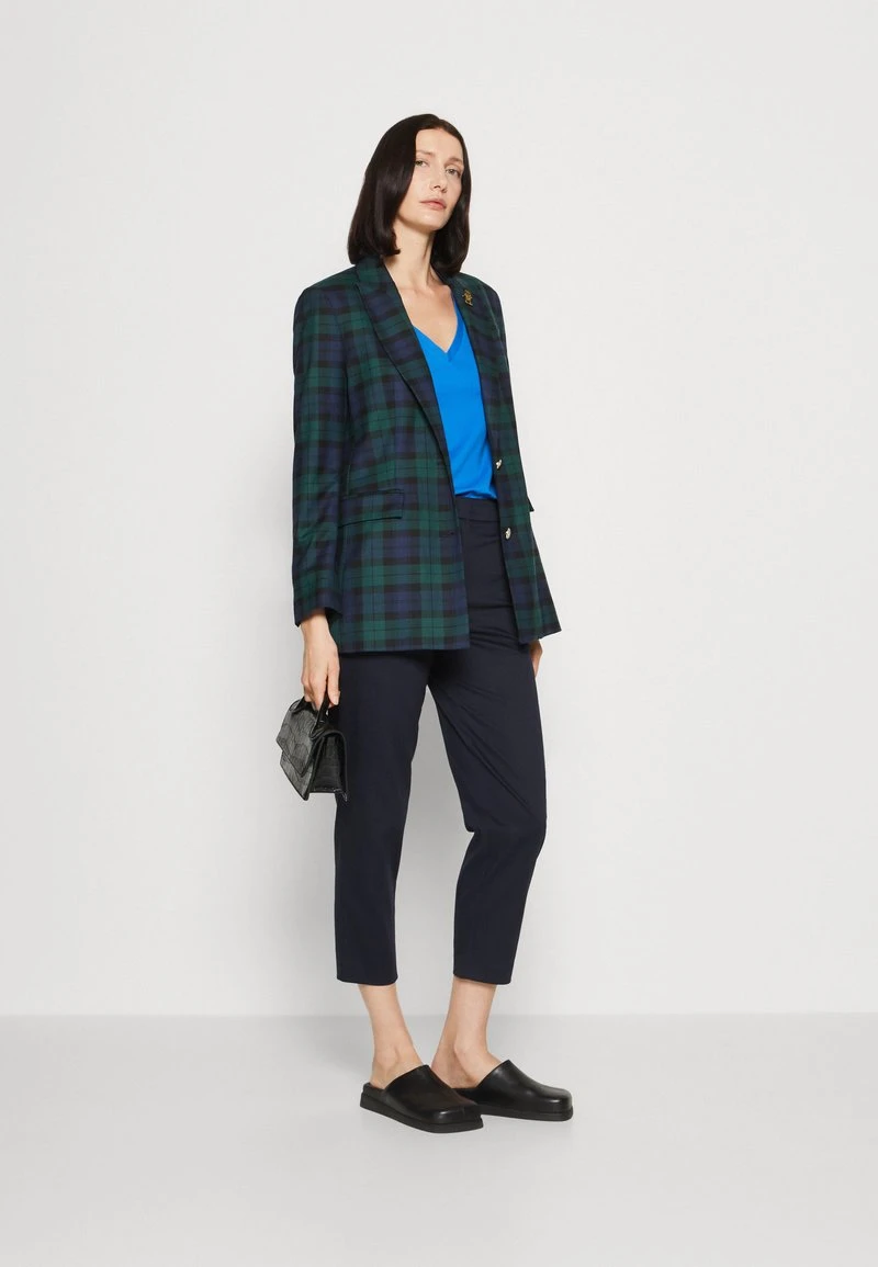 Marc O'Polo MODERN STYLE TAPERED LEG HIGH RISE WELT POCKET - Chino - Thunder Blue 2 Marc O'Polo MODERN STYLE TAPERED LEG HIGH RISE WELT POCKET - Chino - Thunder Blue – Bild 2