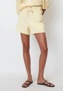 Marc O'Polo MIT TUNNELZUG DETAIL - Jeans Shorts - Soft Taupe