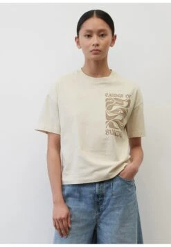 Marc O'Polo RUNDHALS REGULAR - T-Shirt Print - Chalky Sand