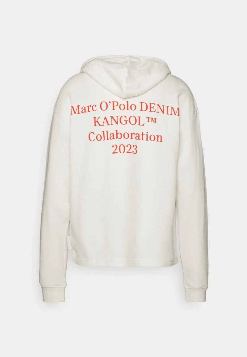 Marc O'Polo DENIM KANGOL COLLAB LONG SLEEVE HOOD FRONT SLEEVE OVERSIZED FIT - Sweatshirt - Egg White 2 Marc O'Polo DENIM KANGOL COLLAB LONG SLEEVE HOOD FRONT SLEEVE OVERSIZED FIT - Sweatshirt - Egg White – Bild 2