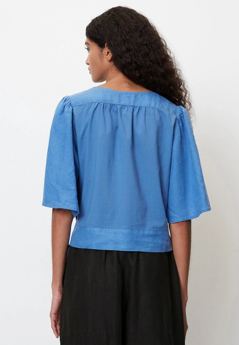 Marc O'Polo MIT MATERIAL-MIX-CHARAKTER - Bluse - Summer Sky 3 Marc O'Polo MIT MATERIAL-MIX-CHARAKTER - Bluse - Summer Sky – Bild 3
