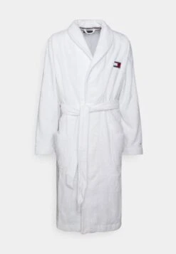 Marc O'Polo BADEMANTEL MIT KAPUZE LÄNGE - Bademantel - White -Mode Familie 711187a0444541f29e13e3f57c8199eb