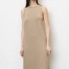 Marc O'Polo SLEEVE LESS EASY FIT - Jerseykleid - Dusty Earth