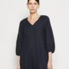 Marc O'Polo DRESS SHORT LENGTH A LINE FEMININE NECKLINE - Freizeitkleid - Deep Blue Sea