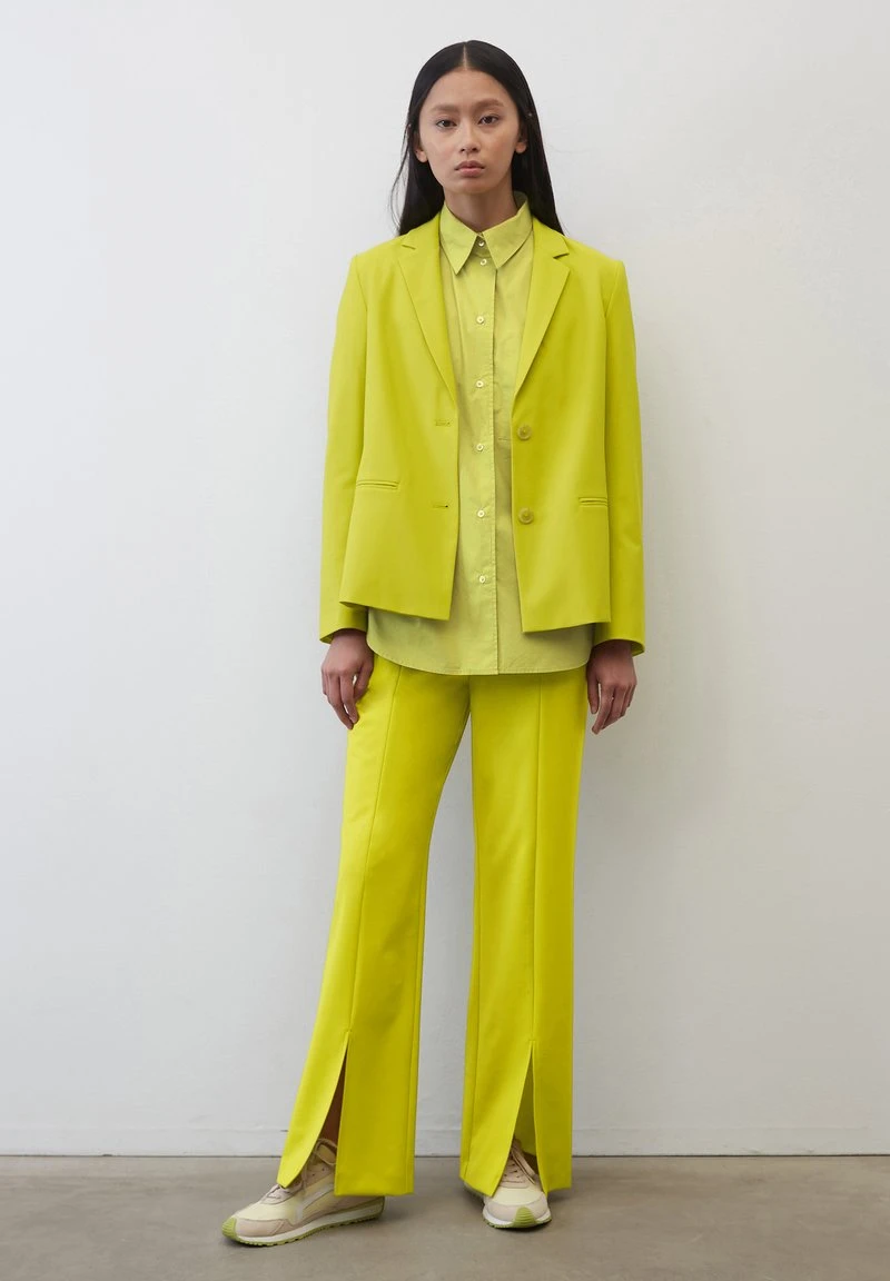 Marc O'Polo REGULAR CROPPED AUS STRET - Blazer - Lime Green 5 Marc O'Polo REGULAR CROPPED AUS STRET - Blazer - Lime Green – Bild 5