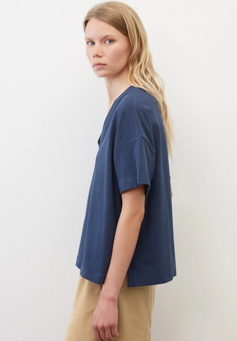 Marc O'Polo DENIM SHORTSLEEVE - T-Shirt Basic - Inky Night 4 Marc O'Polo DENIM SHORTSLEEVE - T-Shirt Basic - Inky Night – Bild 4