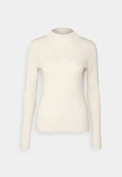 Marc O'Polo LONGSLEEVE STAND UP COLLAR STRUCTURE - Strickpullover - Cream Melange 10 Marc O'Polo LONGSLEEVE STAND UP COLLAR STRUCTURE - Strickpullover - Cream Melange -Mode Familie 771a357b2ca8467c8eb7ba1ac450d883