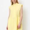 Marc O'Polo DENIM ÄRMELOSES VOLANT POPELI - Blusenkleid - Buttercup