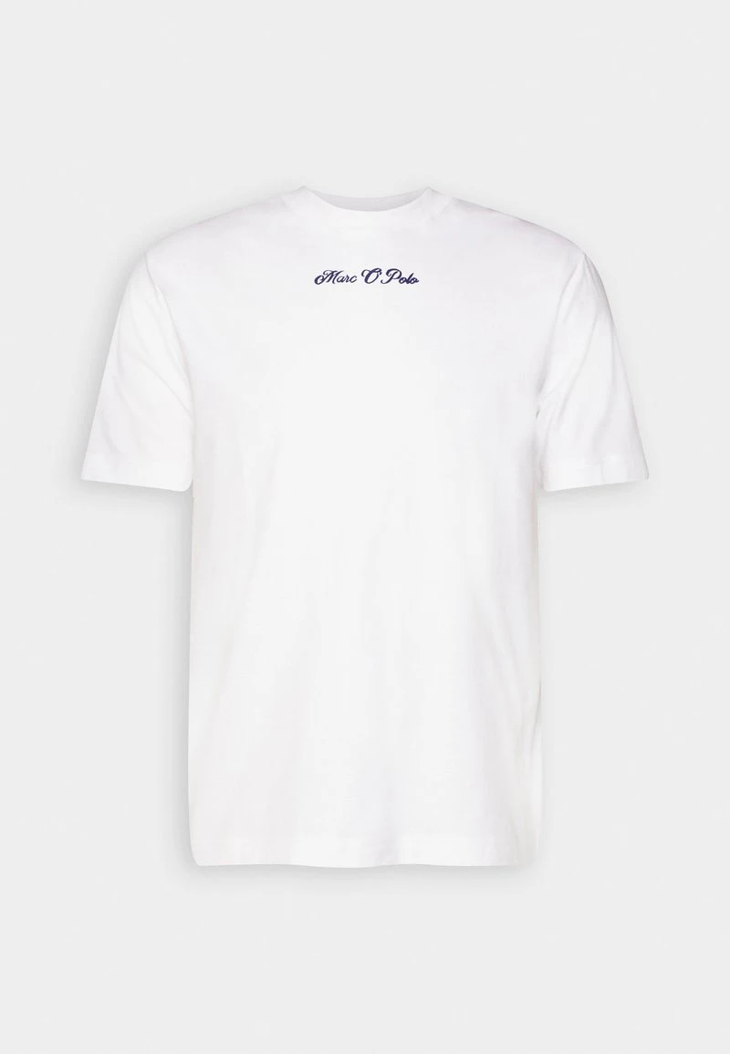 Marc O'Polo SHORT SLEEVE PRINTED ARTWORK AT CHESTRIBBED NECK TRI - T-Shirt Basic - White 4 Marc O'Polo SHORT SLEEVE PRINTED ARTWORK AT CHESTRIBBED NECK TRI - T-Shirt Basic - White – Bild 4