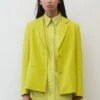 Marc O'Polo REGULAR CROPPED AUS STRET - Blazer - Lime Green