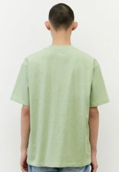 Marc O'Polo DENIM SHORT SLEEVE RELAXED - T-Shirt Basic - Gossip Green Melange -Mode Familie 78cbc6e1dde6425590e3c61c2ec276ab