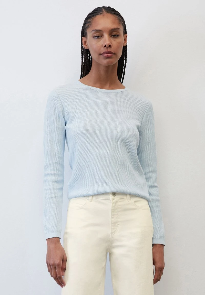 Marc O'Polo REGULAR AUS ORGANIC - Strickpullover - Spring Sky 1 Marc O'Polo REGULAR AUS ORGANIC - Strickpullover - Spring Sky