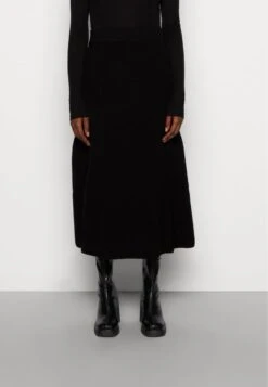 Marc O'Polo SKIRT MIDI A-SHAPE - A-Linien-Rock - Black