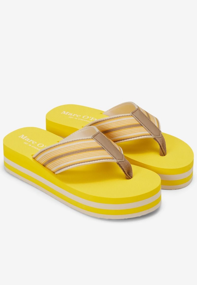 Marc O'Polo PLATEAU MIT STREIFEN - Zehentrenner - Morning Sun 6 Marc O'Polo PLATEAU MIT STREIFEN - Zehentrenner - Morning Sun – Bild 6