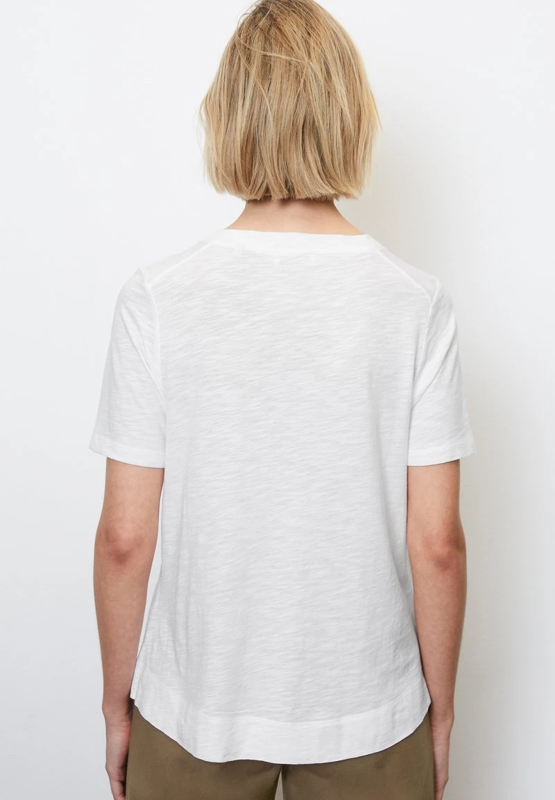 Marc O'Polo V NECK - T-Shirt Basic - White 2 Marc O'Polo V NECK - T-Shirt Basic - White – Bild 2