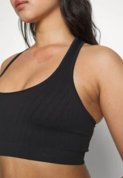 Marc O'Polo RIB DELUSION RACERBACK BRA - Bustier - Black -Mode Familie 7d8046e81725412a9aca2d2cebf4eaf4