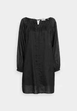 Marc O'Polo DRESS FEMININE GATHERING ROUND NECKLINE VOLUMINOUS SLEEVE - Freizeitkleid - Black 9 Marc O'Polo DRESS FEMININE GATHERING ROUND NECKLINE VOLUMINOUS SLEEVE - Freizeitkleid - Black -Mode Familie 7da152b286ec46b4bb548b9a4a8888ab