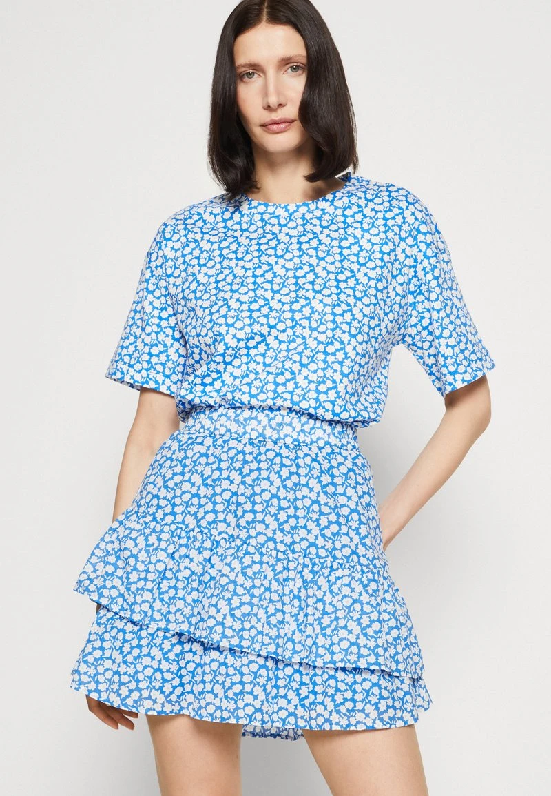 Marc O'Polo DENIM SKIRT ELASTIC WAIST GATHERING RUFFLE - Minirock - Multi/mediterranean Blue 4 Marc O'Polo DENIM SKIRT ELASTIC WAIST GATHERING RUFFLE - Minirock - Multi/mediterranean Blue – Bild 4