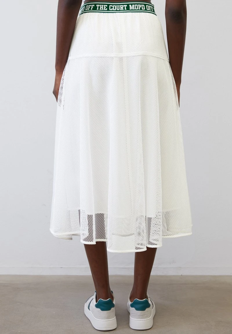 Marc O'Polo DENIM WADENLANGER MIT LOGO-GUMMI-BUND - A-Linien-Rock - Scandinavian White 4 Marc O'Polo DENIM WADENLANGER MIT LOGO-GUMMI-BUND - A-Linien-Rock - Scandinavian White – Bild 4