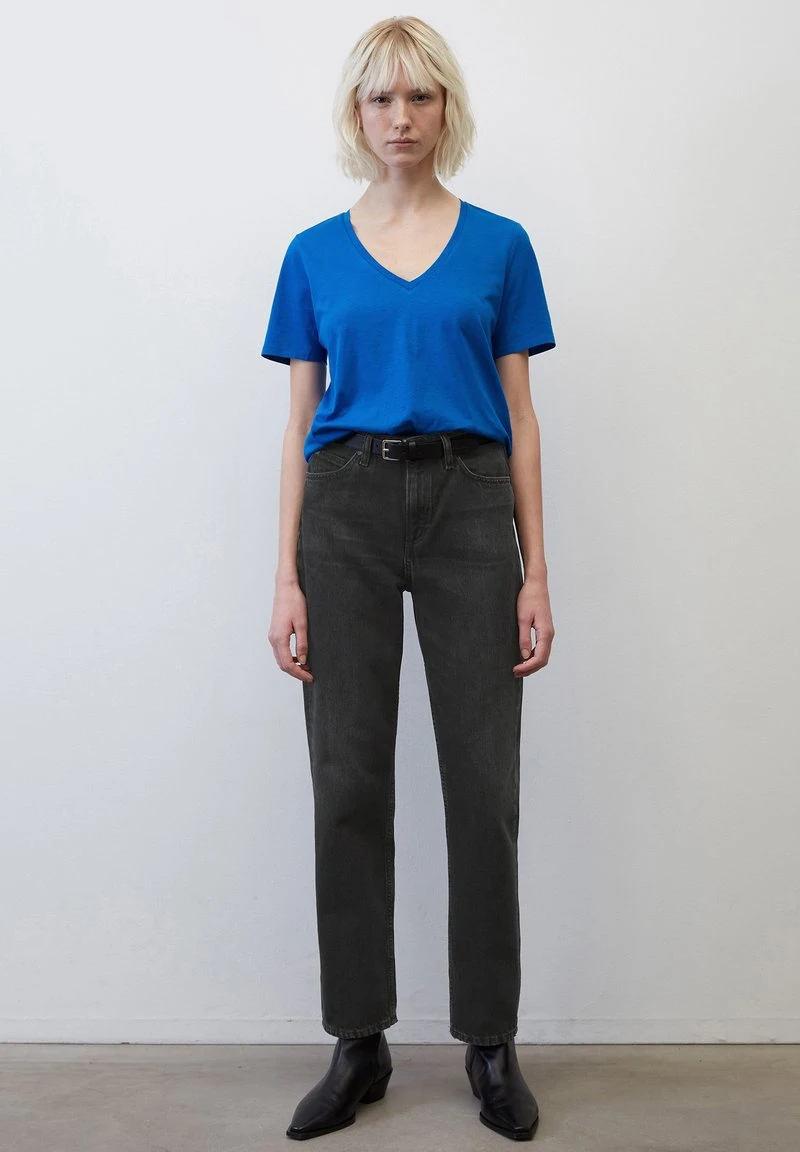 Marc O'Polo V NECK REGULAR - T-Shirt Basic - Vibrant Blue 2 Marc O'Polo V NECK REGULAR - T-Shirt Basic - Vibrant Blue – Bild 2