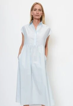 Marc O'Polo VOLUMEN-AUS - Blusenkleid - Spring Sky