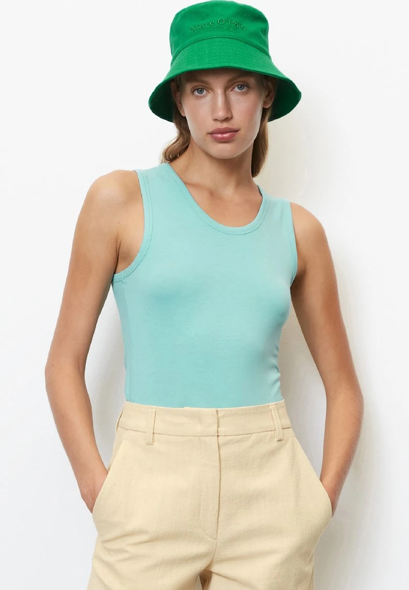 Marc O'Polo ÄRMELLOSES SHAPED MODAL M - Top - Sea Blue 1 Marc O'Polo ÄRMELLOSES SHAPED MODAL M - Top - Sea Blue