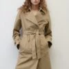 Marc O'Polo KNIELANGER AUS - Trenchcoat - Dusty Earth