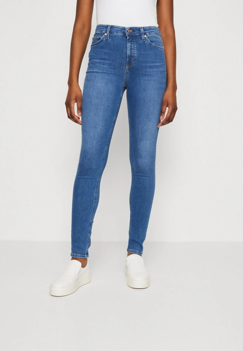 Marc O'Polo DENIM TROUSER HIGH WAIST REGULAR LENGTH - Jeans Skinny Fit - Multi/mid Cobalt Blue 1 Marc O'Polo DENIM TROUSER HIGH WAIST REGULAR LENGTH - Jeans Skinny Fit - Multi/mid Cobalt Blue