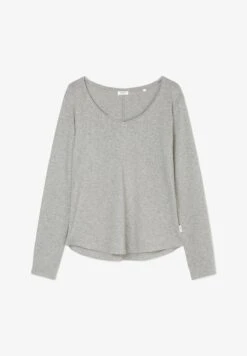 Marc O'Polo DENIM LONGSLEEVE V-NECK - Langarmshirt - Stone Melange 11 Marc O'Polo DENIM LONGSLEEVE V-NECK - Langarmshirt - Stone Melange -Mode Familie 8335079729d0405095a9244958a9f900