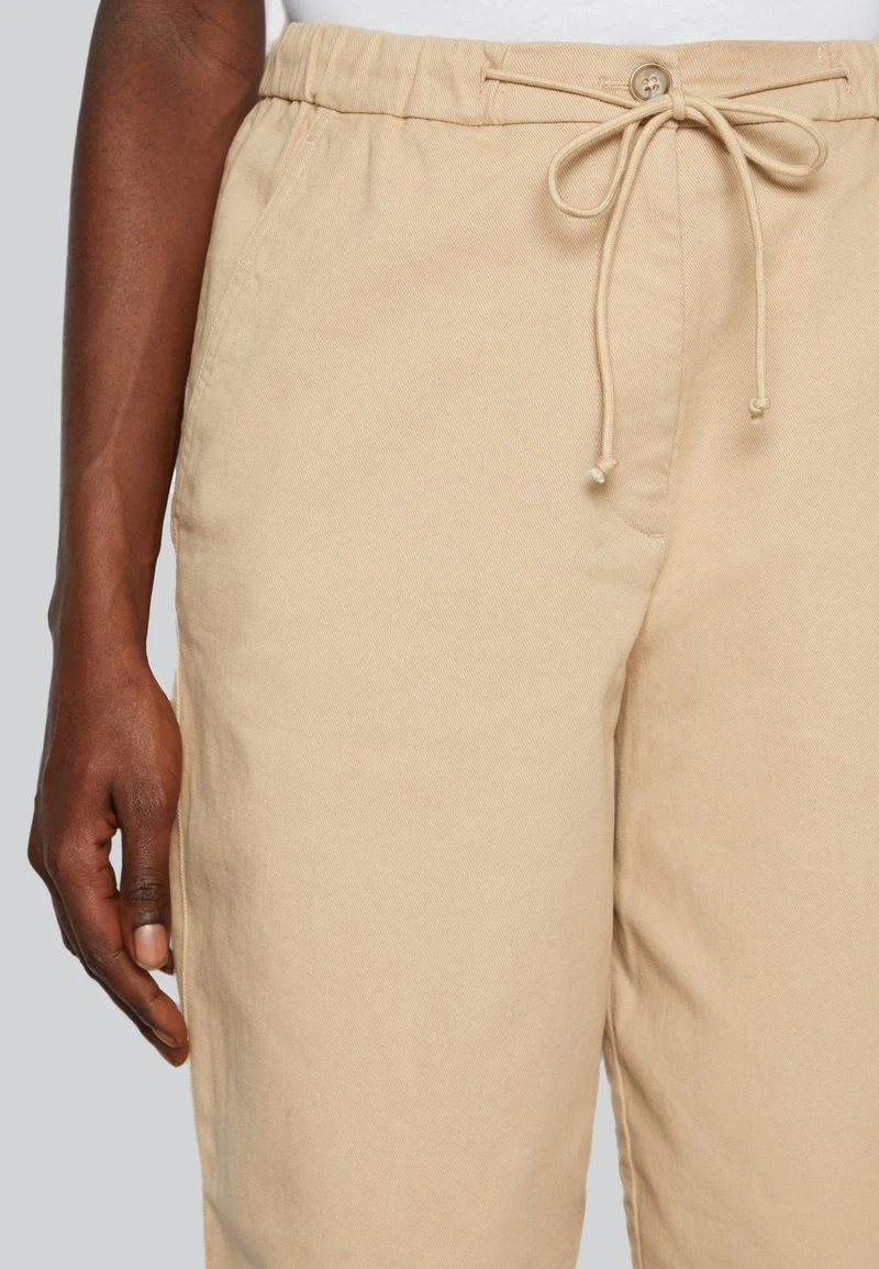Marc O'Polo PANTS O-SHAPED LEG HIGH RISE CUFFS - Stoffhose - Frosty Sand 6 Marc O'Polo PANTS O-SHAPED LEG HIGH RISE CUFFS - Stoffhose - Frosty Sand – Bild 6