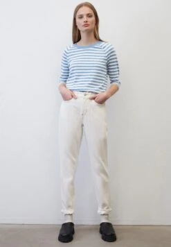 Marc O'Polo DENIM RAGLAN-STREIFEN- REGULAR AUS - Langarmshirt - Multi Soft Sky Blue -Mode Familie 83fcb879a2f64412bb8efe74a17df5e2