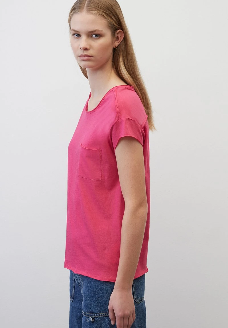 Marc O'Polo DENIM KURZARM MIT AUS LE - T-Shirt Basic - Fresh Fuschia 4 Marc O'Polo DENIM KURZARM MIT AUS LE - T-Shirt Basic - Fresh Fuschia – Bild 4