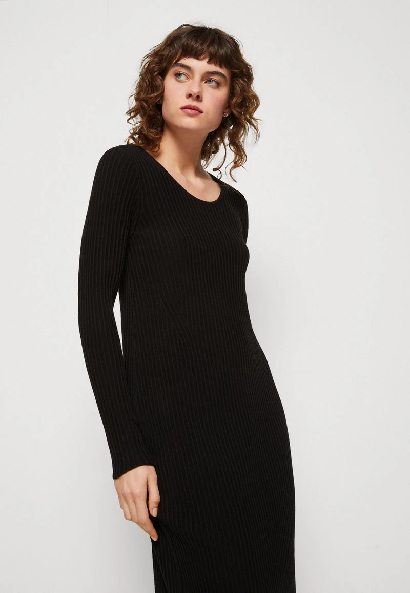 Marc O'Polo DENIM TUBE DRESS - Strickkleid - Black 4 Marc O'Polo DENIM TUBE DRESS - Strickkleid - Black – Bild 4