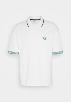 Marc O'Polo DENIM SHORT SLEEVE BUTTON PLACKET TIPPING WORDING CUFF - Poloshirt - Egg White 10 Marc O'Polo DENIM SHORT SLEEVE BUTTON PLACKET TIPPING WORDING CUFF - Poloshirt - Egg White -Mode Familie 85c154950aed4a5a9633ff44fd71a192