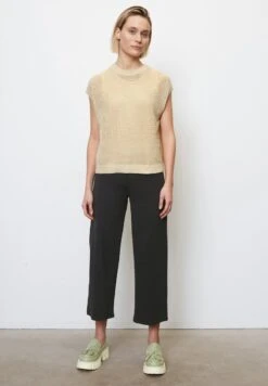 Marc O'Polo AUS KOMPAKTEM INTERLOCK - Stoffhose - Black