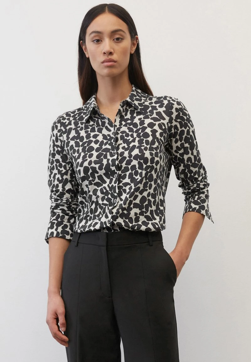 Marc O'Polo ALLOVER PRINT REGULAR - Hemdbluse - Multi Black 1 Marc O'Polo ALLOVER PRINT REGULAR - Hemdbluse - Multi Black