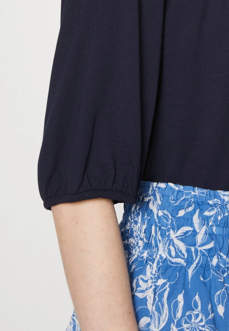 Marc O'Polo 3 4 SLEEVE ROUND NECK WITH PLEATS SOLID - T-Shirt Basic - Deep Blue Sea 6 Marc O'Polo 3 4 SLEEVE ROUND NECK WITH PLEATS SOLID - T-Shirt Basic - Deep Blue Sea – Bild 6