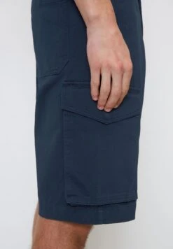 Marc O'Polo DENIM IM WORKWEAR-STIL - Jeans Shorts - Navy Teal -Mode Familie 874b510be2644586a981dd7362ca18b0