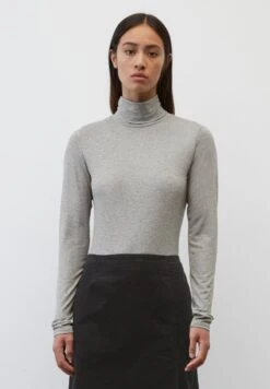 Marc O'Polo LONG SLEEVE TURTLE NECK - Langarmshirt - Shaded Grey/melange