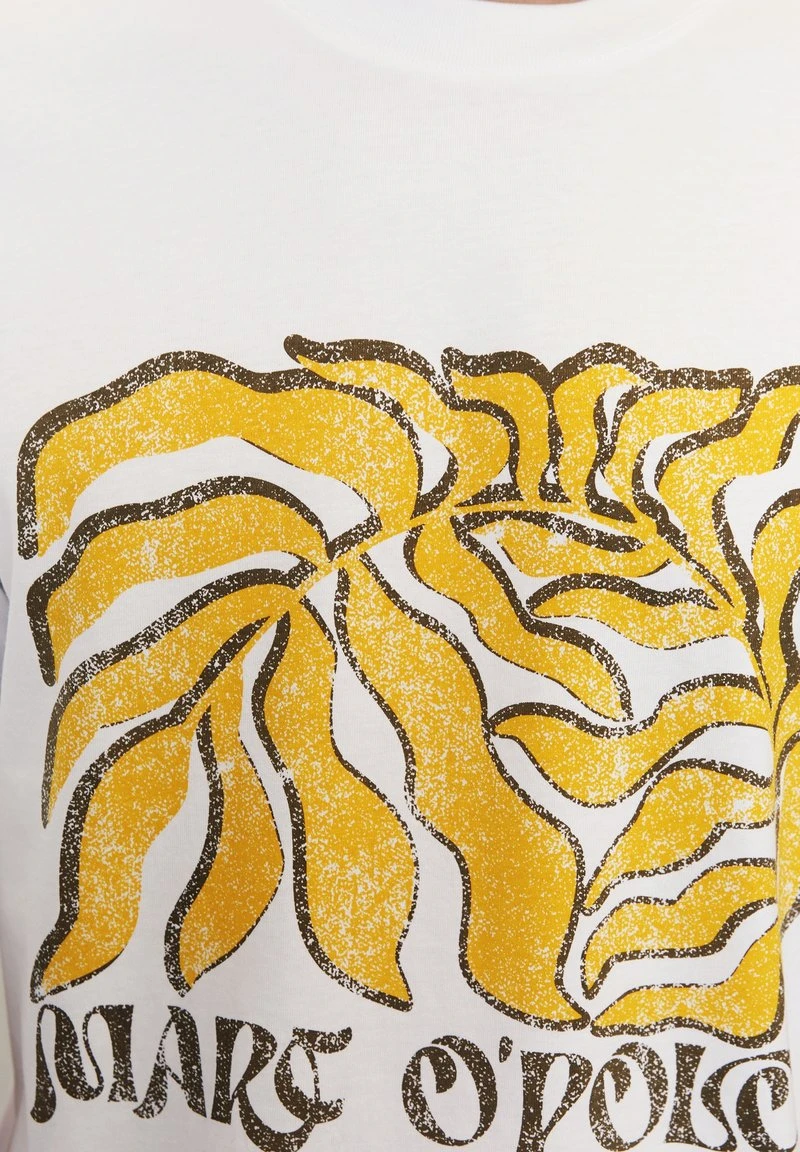 Marc O'Polo REGULAR MIT BRUST-PRIN - T-Shirt Print - White 5 Marc O'Polo REGULAR MIT BRUST-PRIN - T-Shirt Print - White – Bild 5